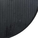  Okrugli tepih crni 60 cm bambus | shoptok.hr