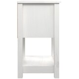  Noćni ormarići 2 kom bijeli 40x35x61,5 cm od masivne borovine | shoptok.hr