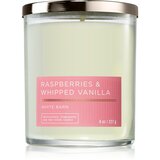 Bath & Body Works Raspberries & Whipped Vanilla mirisna svijeća 227 g | shoptok.hr