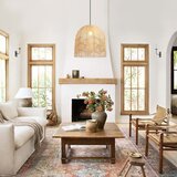 Immax 08263L - Luster PELO na sajli, 1xE27/40W/230V, prečnik 50 cm, ratan | Eponuda.com