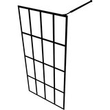 Pregrada za tuširanje od mutnog kaljenog stakla 100 x 195 cm | shoptok.hr