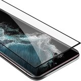 Cadorabo Oklepni film Full Screar, združljiv s Samsungom - zaščitnim filmom v prozornem s črno -kaljenim zaščitnim steklom v 9H trdoti s 3D dotikom, (20607691) | Shoptok.si
