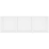 TV omarice 4 kosi bele 107x35x37 cm iverna plošča | Shoptok.si