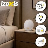 Izoxis 27784 svetlobna budilka s simulacijo vzhoda sonca in FM radiem | Shoptok.si