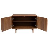 Zuiver Rjava nizka komoda v orehovem dekorju 82x58 cm Groove – | Shoptok.si