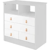 drvena komoda Aspen sa policom grey ( KKB41036 )