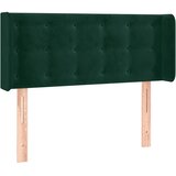  LED uzglavlje tamnozeleno 93x16x78/88 cm baršunasto | shoptok.hr