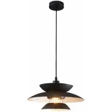 luster na sajli BERIT 1xE27/20W/230V, crna