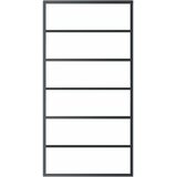  Klizna vrata od stakla ESG i aluminija 102 x 205 cm crna | shoptok.hr