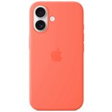 Apple iphone 16 silicone case sa magsafe-om – tangerine | Eponuda.com