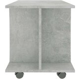 TV ormarić s kotačima boja betona 80x40x40 cm konstruirano drvo | shoptok.hr