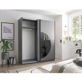 Livetastic omara z drsnimi vrati, barve grafita | Shoptok.si