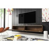 P & B nizka omarica lowa, barva hrasta, led | Shoptok.si