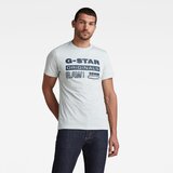 G-star T-shirt - Originals hd graphic r t white | Shoptok.si