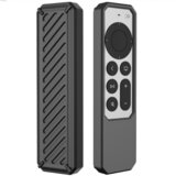 INF Silikonska zaščitna torbica za daljinski upravljalnik Apple TV 4K 2021/2022 Black, (21537930) | Shoptok.si