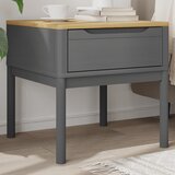 Furnova Mizica za svetilko FLORO siva 55x55x54 cm trdna borovina, (21915313) | Shoptok.si