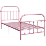  Okvir za krevet ružičasti metalni 90 x 200 cm | Eponuda.ba