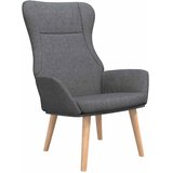  Stolica za opuštanje od tkanine tamnosiva | shoptok.hr