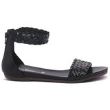 Priv Lab Sandali & Odprti čevlji NERO TRECCIA Črna | Shoptok.si