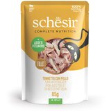 Schesir Cat Tuna in piščanec v želeju 85 g vrečka Cene