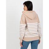 RUE PARIS Sweatshirt-LO-BL-DY-28.01-white-beige | Shoptok.si