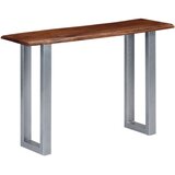  Konzolni stol 115 x 35 x 76 cm masivno drvo bagrema i željezo | Eponuda.ba