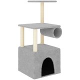  Penjalica za mačke sa stupovima za grebanje svjetlosiva 109 5cm | shoptok.hr