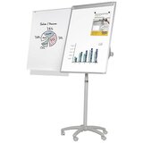 Bi-office Samostoječa tabla Maya Mobile, 102 x 70 cm, z izvlečnimi rokami, siva Cene