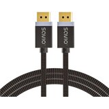 Savio DisplayPort cable 2 m Black CL-166 | shoptok.hr
