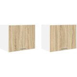 vidaXL viseći ormarić riga 2 pcs sonoma hrast i bijela 50 x 31 x 40 cm | shoptok.hr