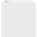 vidaXL Klubska mizica bela 80x50x50 inženirski les | Shoptok.si