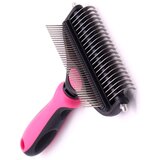 INF Grebenska krtača za hišne ljubljenčke za vozle in odpadanje dlake Pink S, (5000124916) | Shoptok.si
