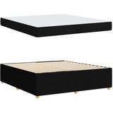  Krevetna konstrukcija Crna 180 x 200 cm tkanina | shoptok.hr