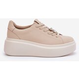 VINCEZA Ladies Leather Sports Shoes On Platform With Clip | shoptok.hr