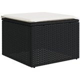  10-dijelni set vrtnih sofa s jastucima crni od poliratana | shoptok.hr