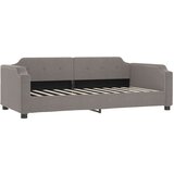  Dnevni krevet na razvlačenje smeđesivi 90 x 200 cm od tkanine | shoptok.hr