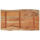 Stolna ploča 70x40x2,5 cm pravokutna bagremovo drvo živi rub | Eponuda.com