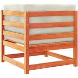  7-dijelni set vrtnih sofa s jastucima voštano smeđi od borovine | shoptok.hr