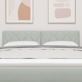 Uzglavlje Svijetlo siva 144 cm Baršun | shoptok.hr