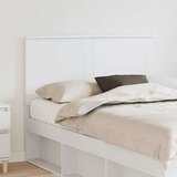 vidaXL Vzglavje z vzglavjem Bela 120 cm Konstruiran les | Shoptok.si