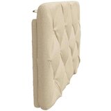 vidaXL Jastuk za uzglavlje krem 90 cm od tkanine | shoptok.hr