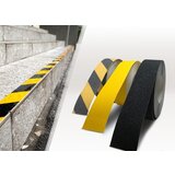 VERKGROUP Samolepilni protizdrsni trak 50mm 5m črno-rumen, (20407627) | Shoptok.si