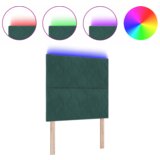  LED glava postelje Temno zelena 90 cm Umjetno usnje, (5000142227) | Shoptok.si