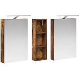  Set ormarića za kupaonicu 3 kom. 100 x 10,5 x 60,5 cm | shoptok.hr
