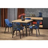 Xtra furniture Raztegljiva jedilna miza Tiago kvadrat 90/125 cm - hrast craft/črna, (20538350) Cene