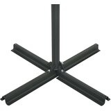 Vanjski suncobran s aluminijskim stupom 460 x 270 cm plavi | shoptok.hr