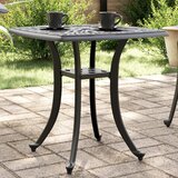  Vrtni stol crni 53 x 53 x 53 cm od lijevanog aluminija | shoptok.hr
