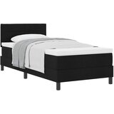  s opruga kutije s uzglavljem Crna 100 x 200 cm tkanina | shoptok.hr