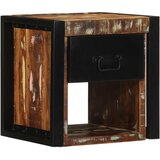  Noćni ormarić Višebojni 40x35x40 cm Obrađeno puno drvo | shoptok.hr