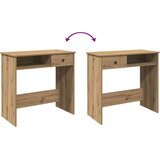 vidaXL Pisalna miza artisan hrast 80x40x75 cm inženirski les | Shoptok.si